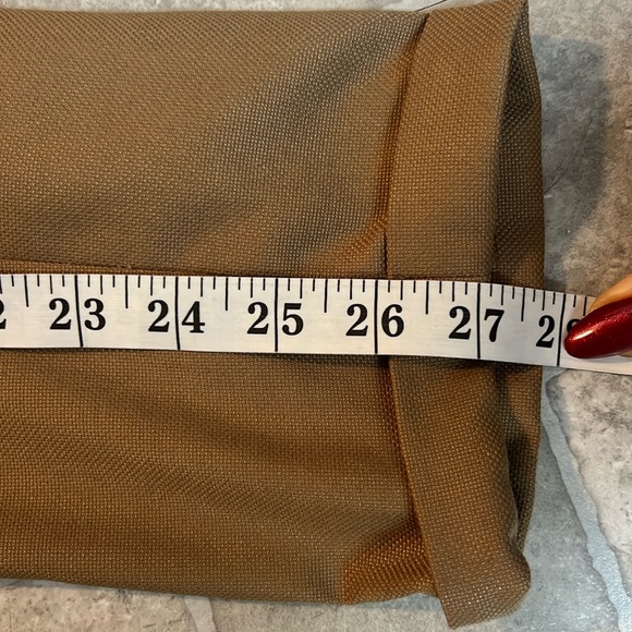 Zara Green high Waist Pants Slacks Soft Sz. 30 EUR 38 khaki tan warm color ankle - Picture 6 of 16